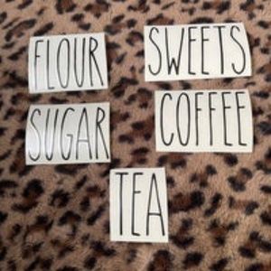 Rae Dunn Inspired Vinyl Decals